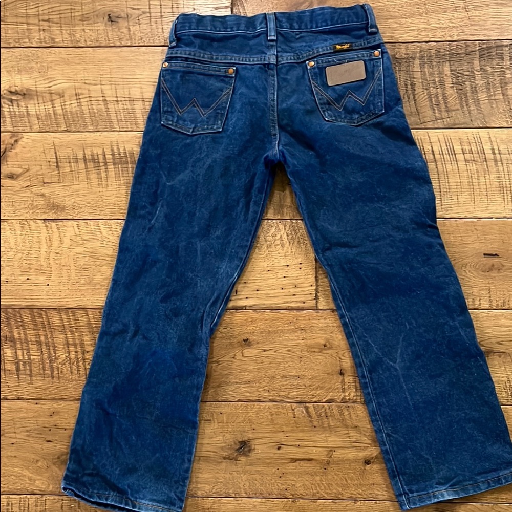 Wrangler Blue Straight-Leg Jeans Classic Design